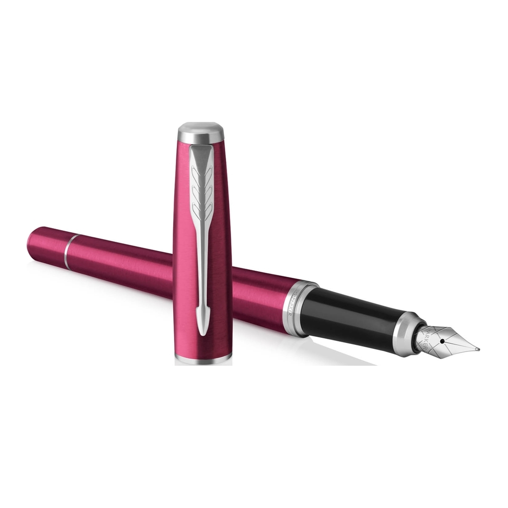 Stilou Parker, Urban Royal, Vibrant Magenta CT, finisaje din Crom - Image 6