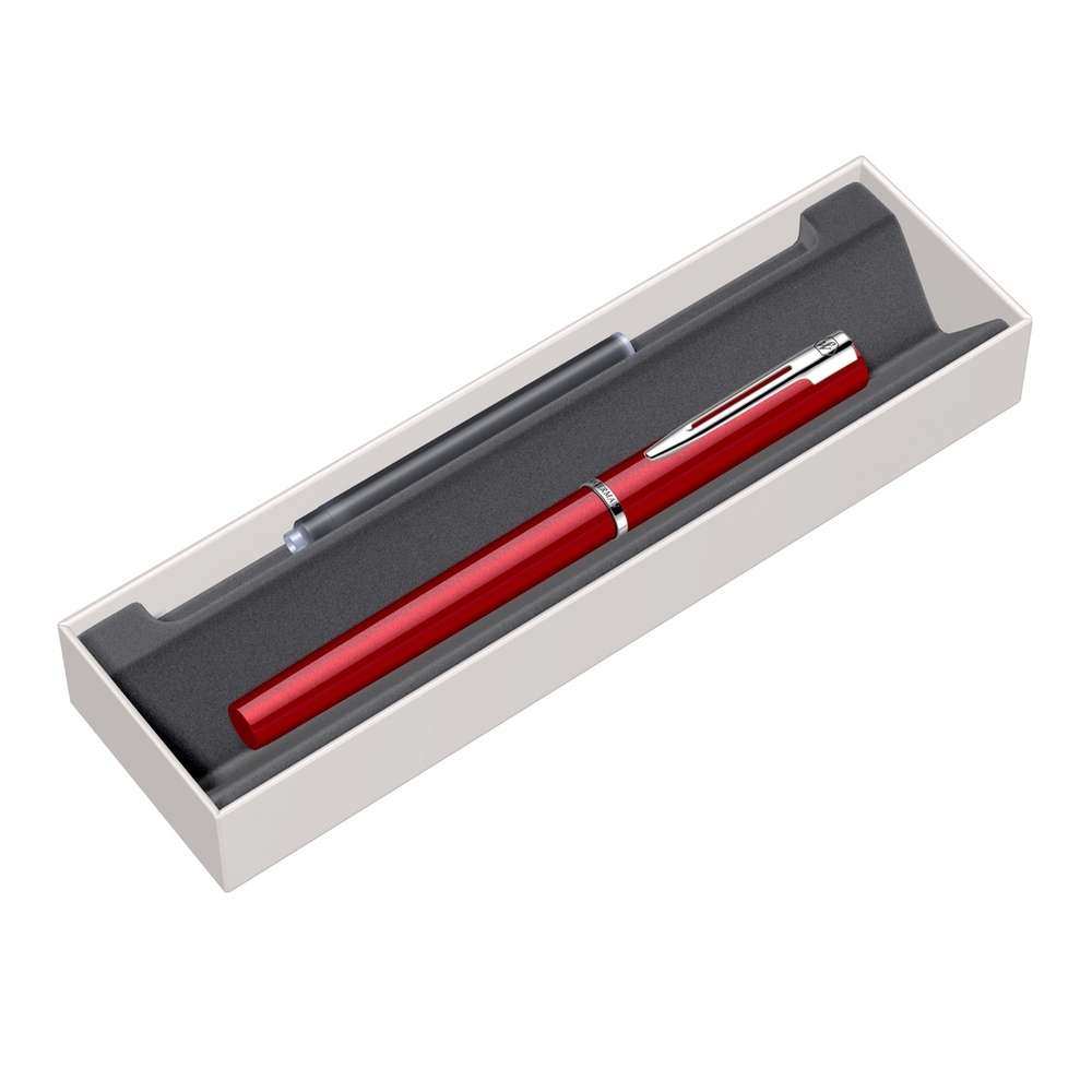 Stilou Waterman, Allure, Metallic Red CT, finisaje din Crom - Image 6
