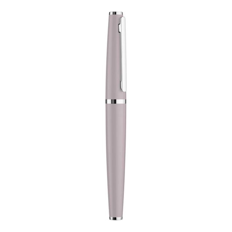 Stilou de Lux, corp mov liliac, accesorii placate cu platina, Colectia Design 06 Pastell, Otto Hutt - Image 2