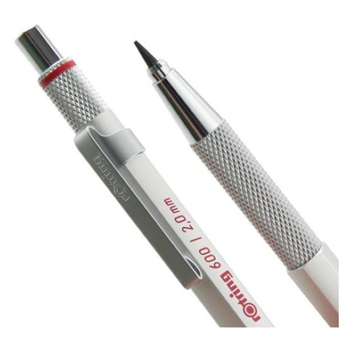 Creion mecanic 2.0mm, argintiu, Rotring Metalic S600 - Image 3