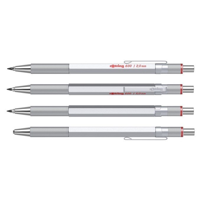 Creion mecanic 2.0mm, argintiu, Rotring Metalic S600 - Image 9