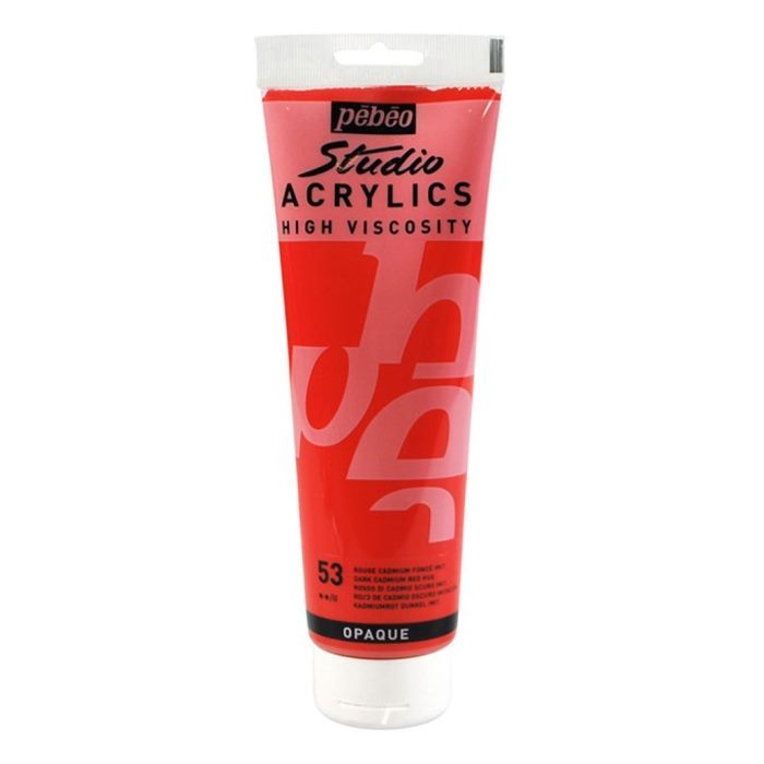 Culori Acrilice Pebeo Studio Acrylics, 250ml, Dark Cadmium Yellow Hue