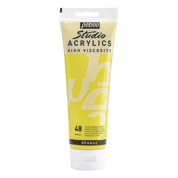 Culori Acrilice Pebeo Studio Acrylics, 250ml, Opaque Primary Yellow