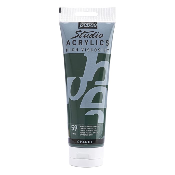 Culori Acrilice Pebeo Studio Acrylics, 250ml, Opaque Sap Green