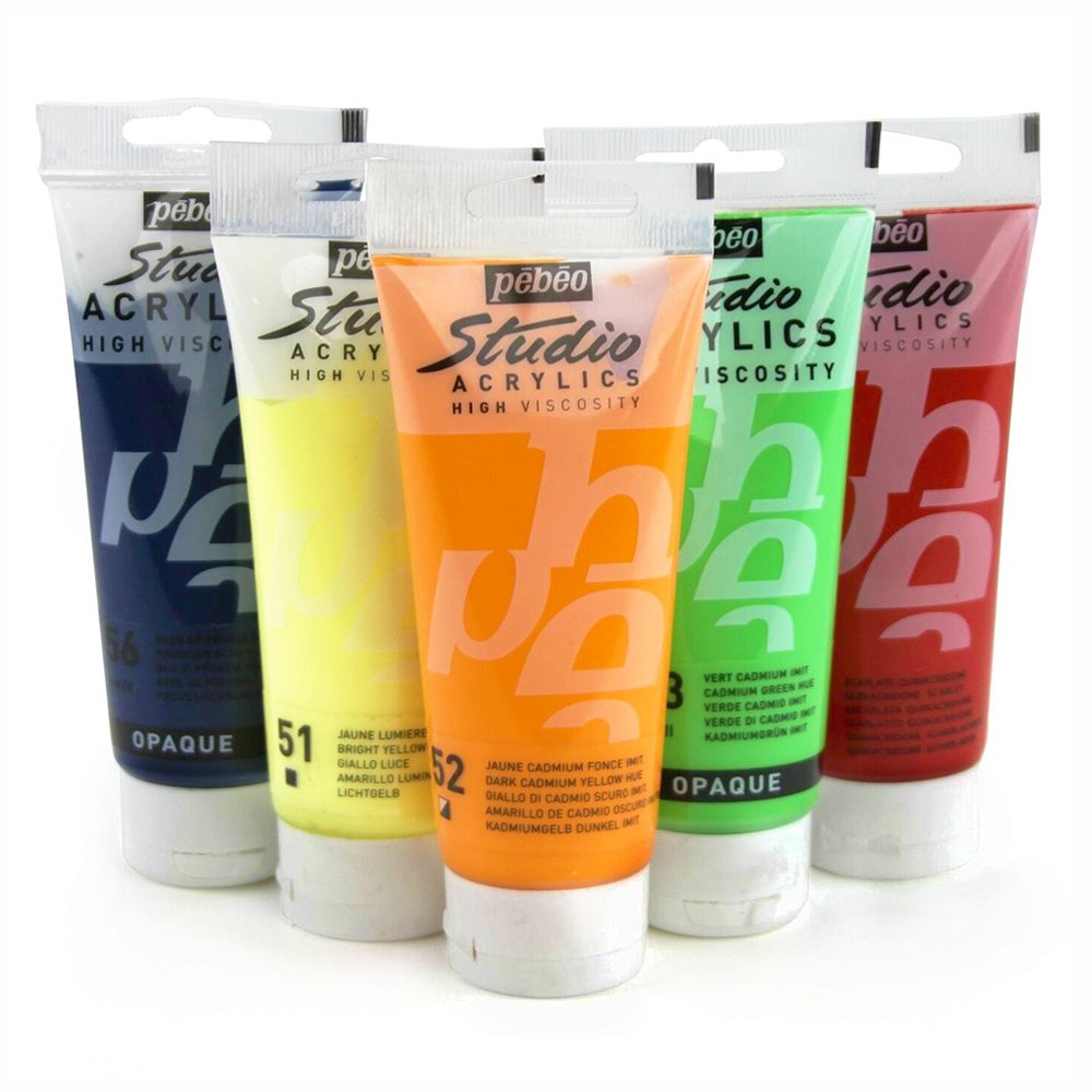 Culori Acrilice Pebeo 250ml, Pebeo Studio Acrylics - TOATE Culorile