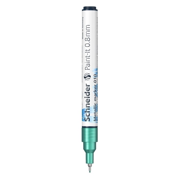 Marker Metalic, 0.8mm, Schneider Paint-It, 010 Green Metalic - Image 2