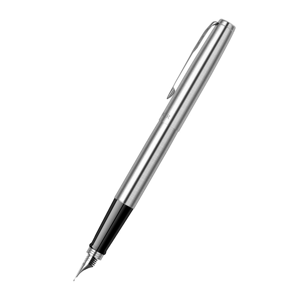 Set Pix si Stilou Parker, Jotter Royal, Stainless Steel CT, cu finisaje Cromate - Image 5