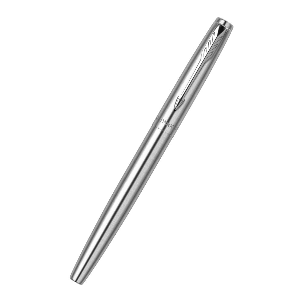 Set Pix si Stilou Parker, Jotter Royal, Stainless Steel CT, cu finisaje Cromate - Image 7