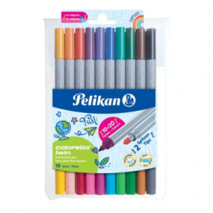 CARIOCA COLORELLA TWIN C304 SET10=20 CULORI BLISTER