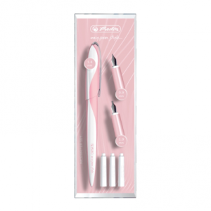 Stilou pentru caligrafie Herlitz my.pen Style, 3 penițe, diverse culori