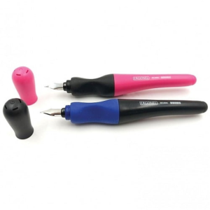 Stilou pentru stângaci ECADA Ergonel 93109, peniță F, diverse culori