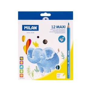 CREION COLOR 12 CULORI MAXI MILAN HEXAGONAL 0722412
