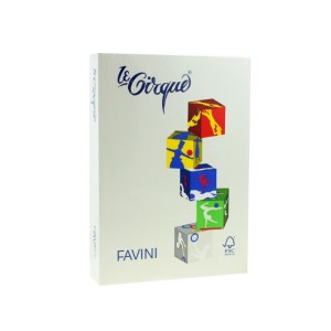 Hârtie colorată FAVINI A3, 80 g/mp, 500 coli/top, diverse culori