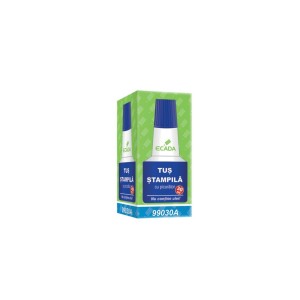 Tuș pentru ștampilă ECADA 99030, 30 ml, diverse culori