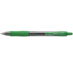 Roller cu gel Pilot Begreen G-2+ 0.5 mm cu click verde