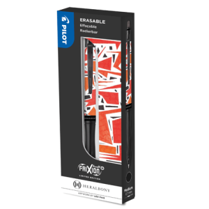 Roller cu cerneală Pilot FriXion Ball + Heralbony diverse modele 0.7 mm cu click și cutie cadou Ediție Limitată french art