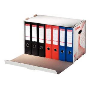 Cutie arhivare carton deschidere frontala alb Esselte Standard, ESS10964