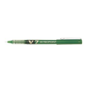 Roller cu cerneala Pilot V7 Hi-Tecpoint 0.7 mm cu capac verde