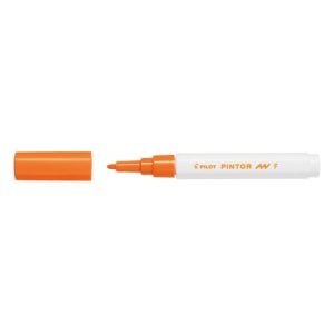 Marker cu vopsea Pilot Pintor F diverse culori 1 mm varf rotund orange