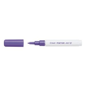 Marker cu vopsea Pilot Pintor Pastel EF culori pastelate 0.7 mm varf rotund violet