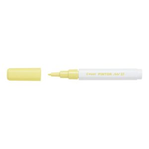 Marker cu vopsea Pilot Pintor Pastel EF culori pastel 0.7 mm varf rotund galben