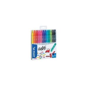 Set 12 carioci Pilot Frixion Colors 2.5 mm varf rotund diverse culori