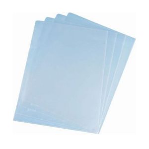 Mapa plastic Noki A4 cu doua deschideri 100/set 90 microni transparent