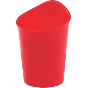 Suport instrumente de scris plastic Green2Desk rosu