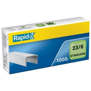 Capse Rapid Standard 23/6 2-20 coli 1000 buc/cutie