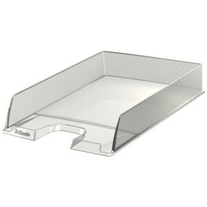 Tavita de birou transparenta polistiren A4 Esselte