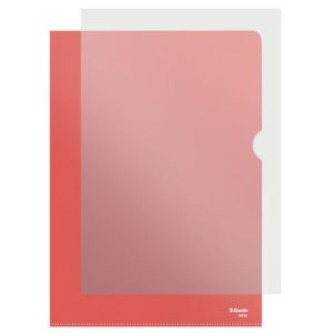 Mapa de protectie Esselte A4 standard 105 mic rosu 25 bucati/set