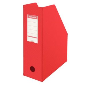 Suport documente vertical rosu PVC Esselte