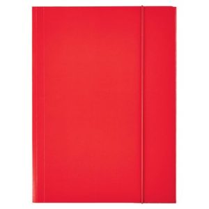 Mapa carton A4 cu elastic Esselte Economy rosu
