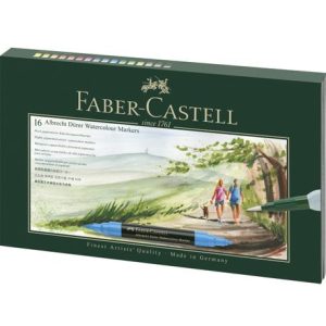 Cutie cadou Faber-Castell 16 markere solubile + accesorii