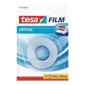 Banda adeziva transparenta 19 mm x 33 m crystal