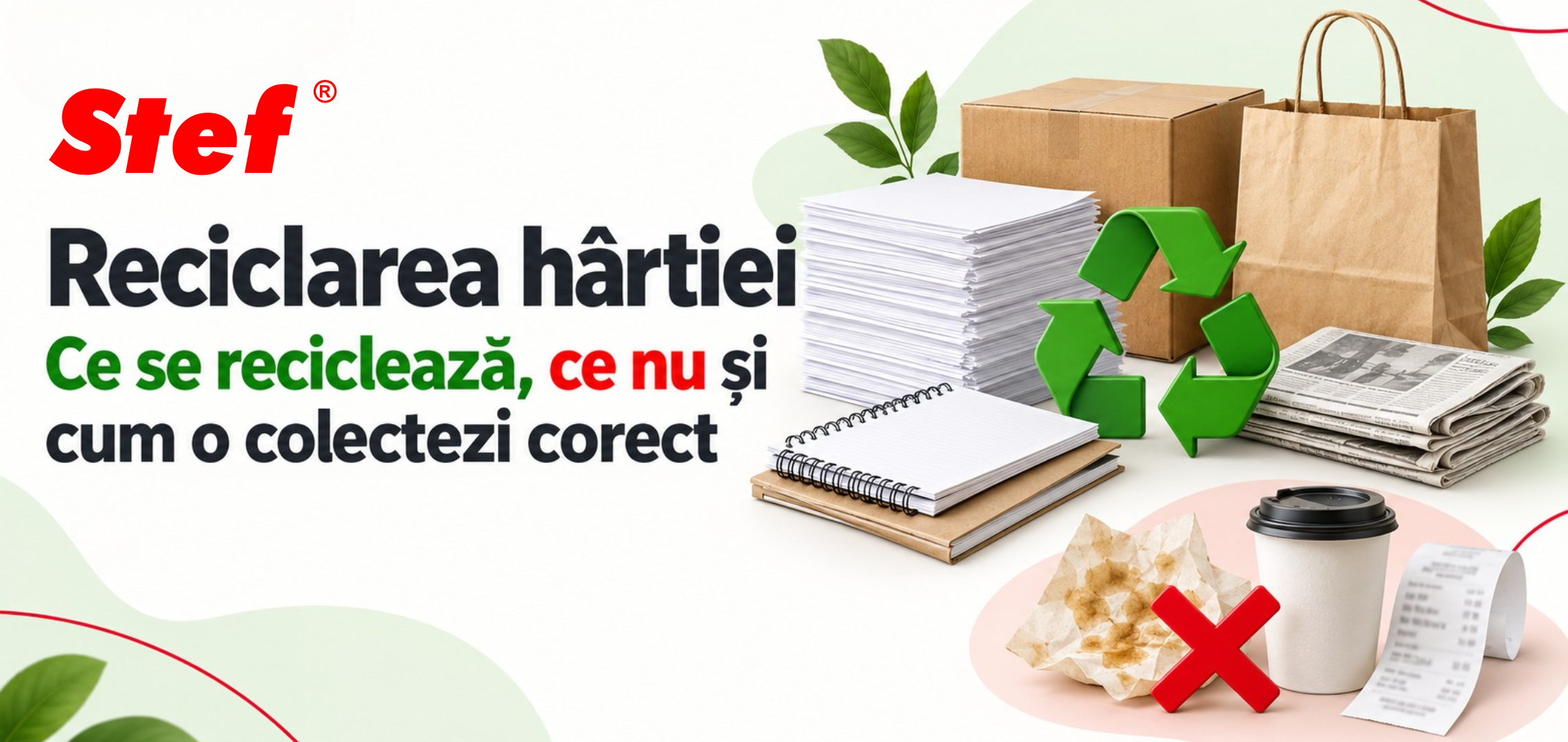 Reciclarea hârtiei: ce se reciclează, ce nu și cum o colectezi corect